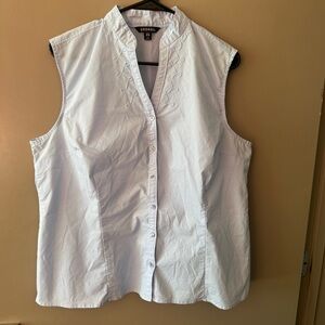 George Women's Light Blue Sleeveless Top